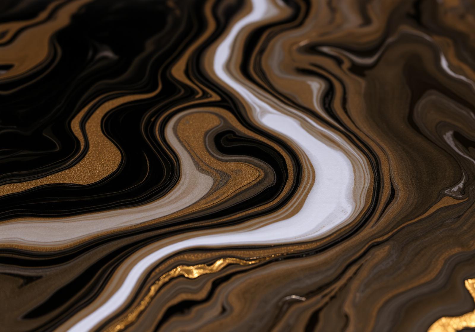 Metallic resin texture